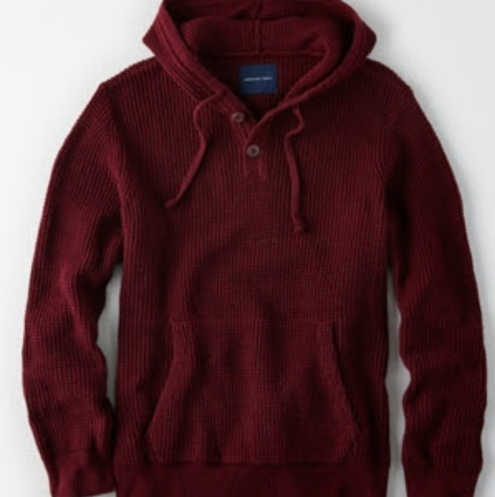 AE Henley Baja Sweater Hoodie